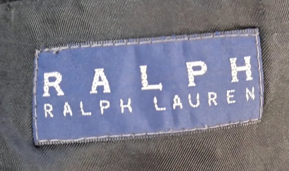 Ralph Lauren Suit Jacket Mens 42 Gray Wool Ventless 3 Button Business Formal